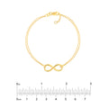 Double Strand Infinity Adjustable Bracelet