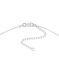 Curved Bar Adj. Necklace with 1/5tcw Diamond