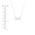 Plated Sterling Silver Infinity Necklace
