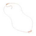 Infinity Adj. Necklace with 1/15tcw Diamond