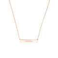 Engravable Bar & Adjustable Necklace