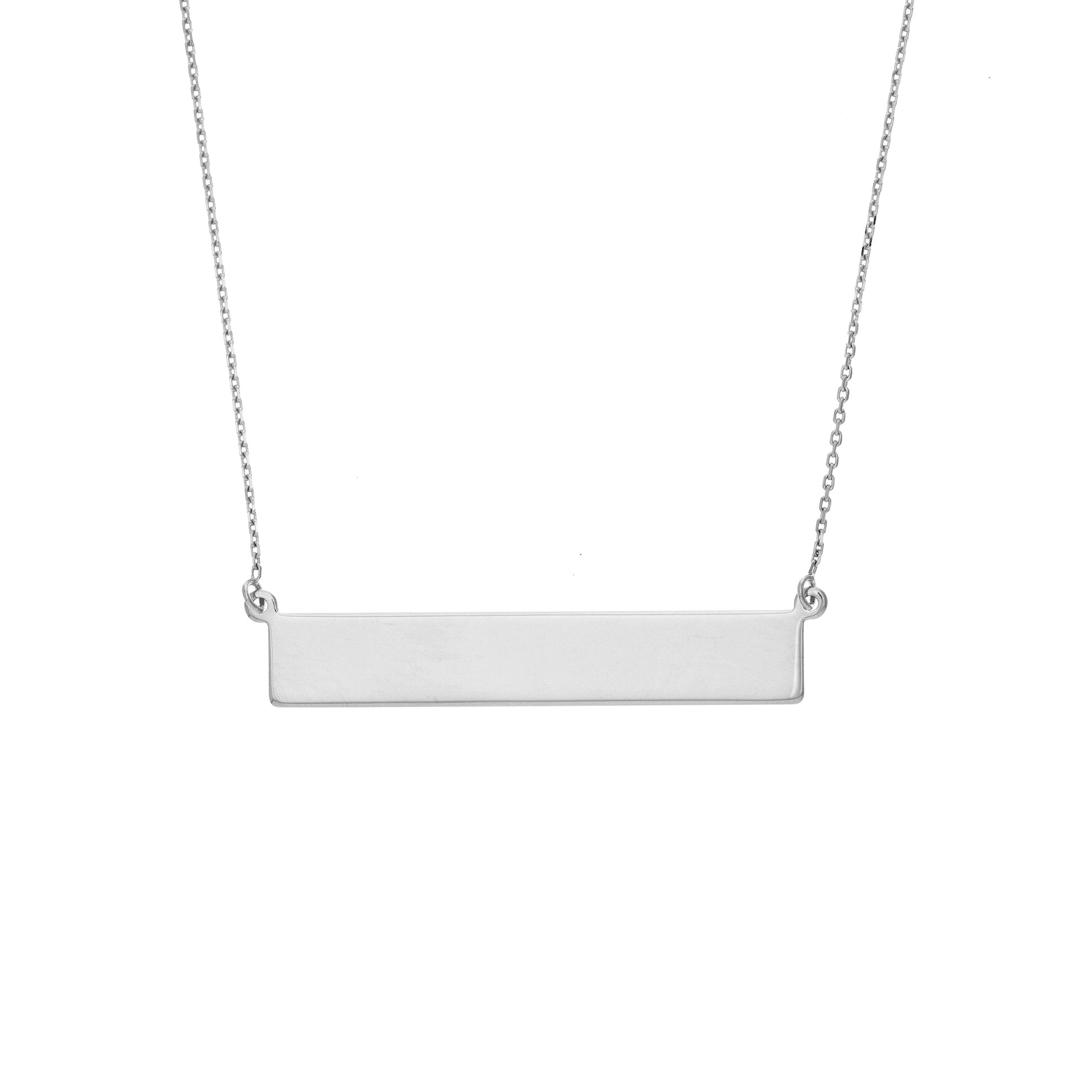 Engravable Bar & Adjustable Necklace