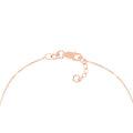 Sideways Mini CZ Cross Adjustable Bracelet