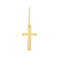 Cross Dangle Earrings on Fish Hook