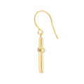 Cross Dangle Earrings on Fish Hook