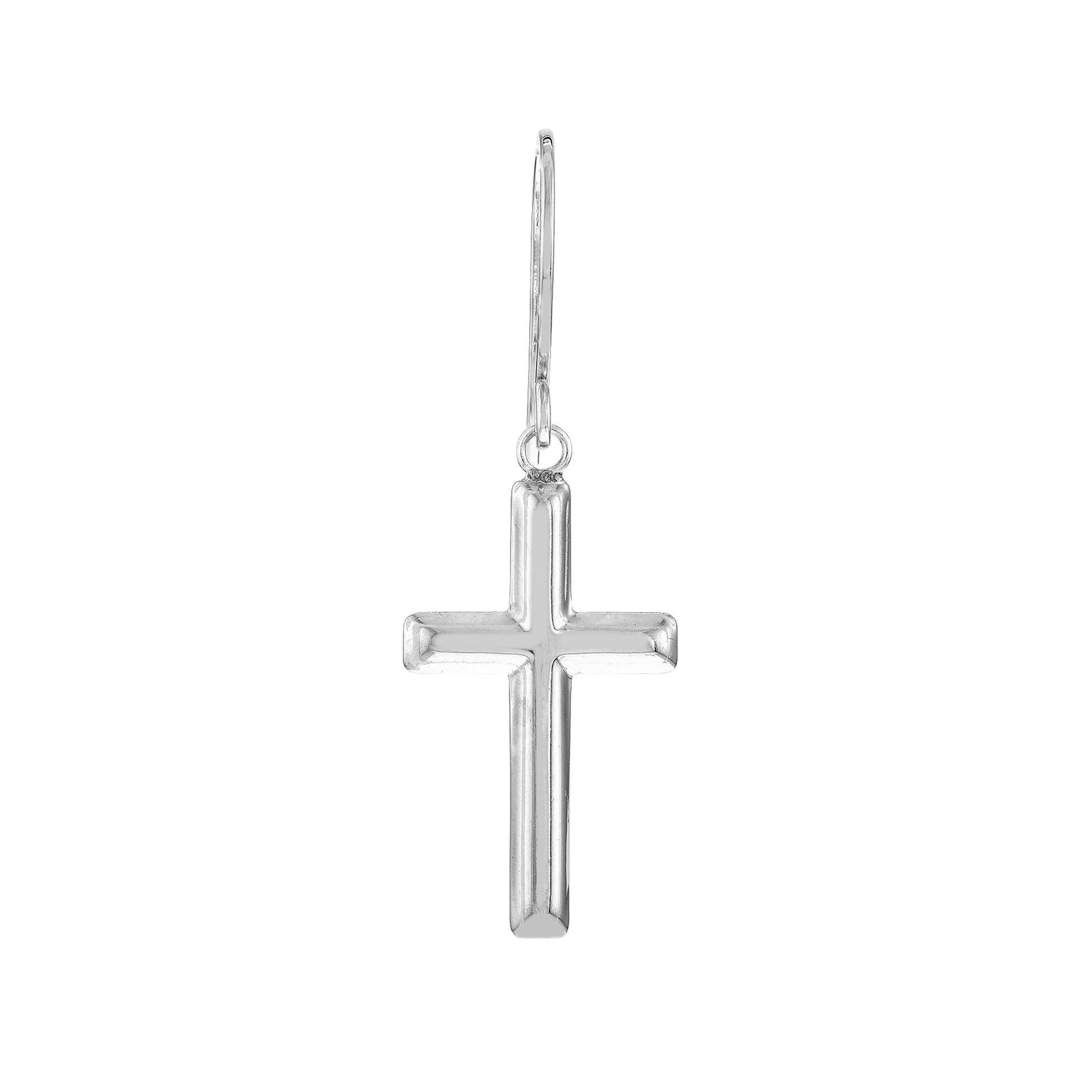 Cross Dangle Earrings on Fish Hook