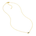 Mini CZ Evil Eye Adjustable Necklace