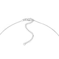 Sideways Mini CZ Heart Adjustable Necklace