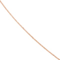 1.15mm Square Wheat Chain with Slider Bead