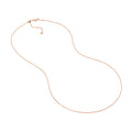 1.15mm Square Wheat Chain with Slider Bead