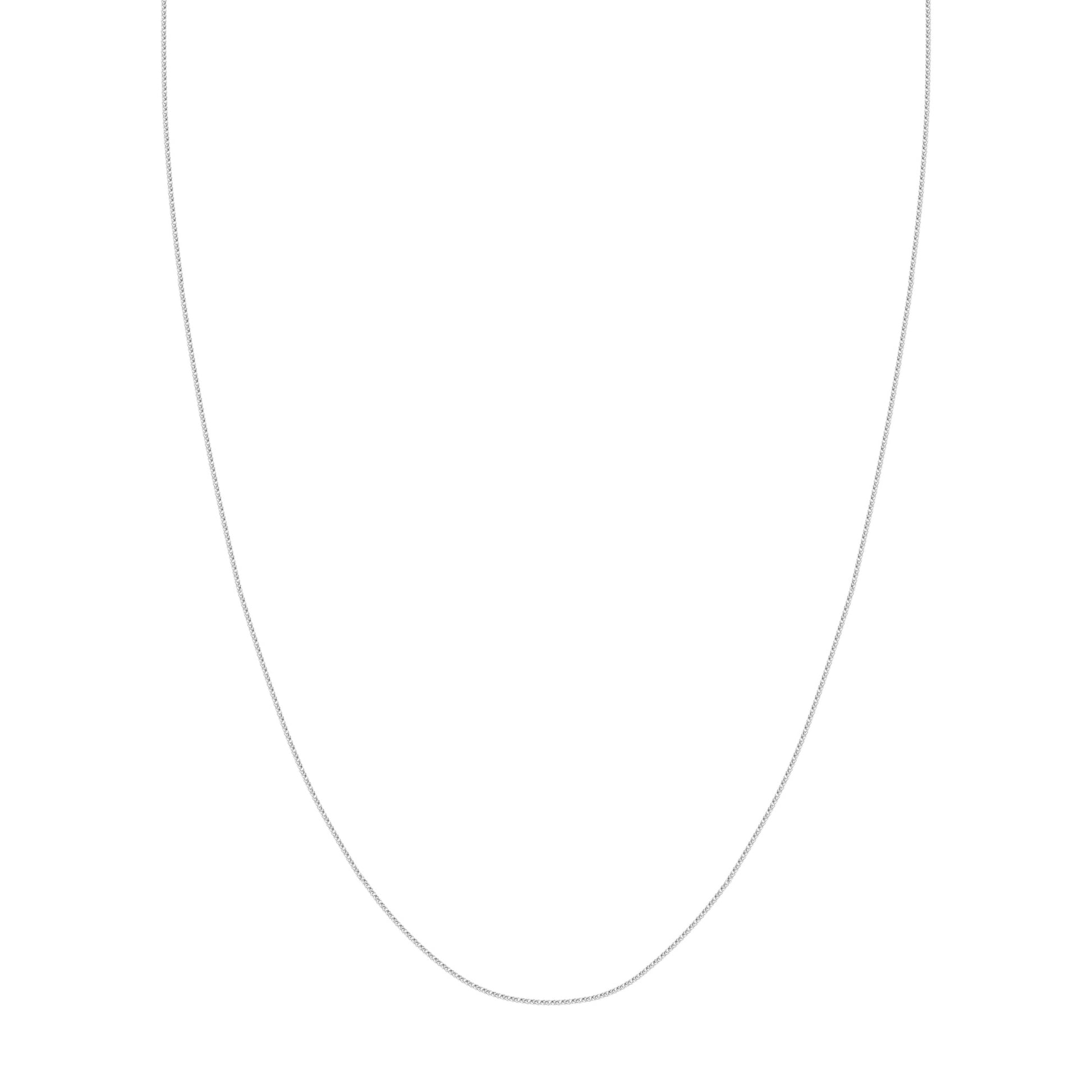 1.15mm Square Wheat Chain with Slider Bead