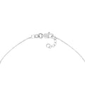Sterling Silver CZ Evil Eye Adjustable Bracelet