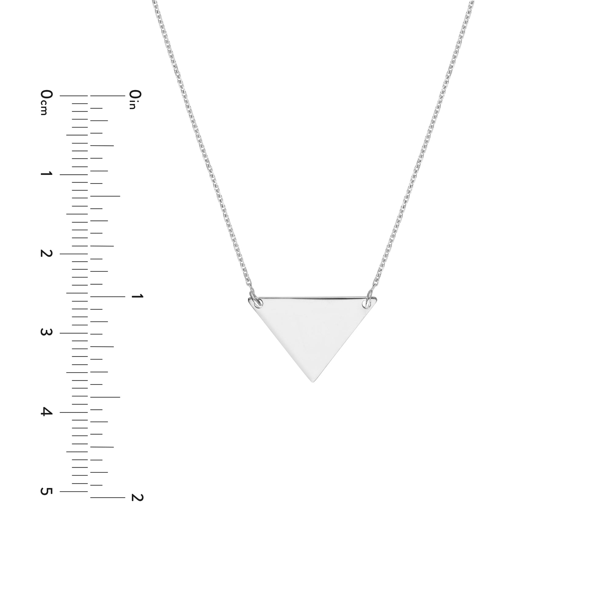 Triangle Drop Adjustable Necklace