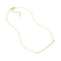 Thin Curved Bar Adjustable Necklace