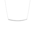 Thin Curved Bar Adjustable Necklace
