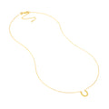 Mini Horseshoe Adjustable Necklace