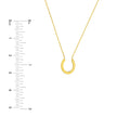 Mini Horseshoe Adjustable Necklace