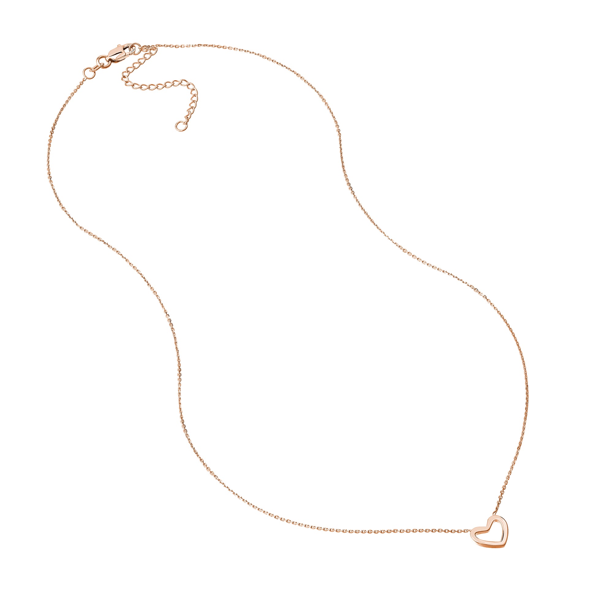 Mini Open Heart Necklace