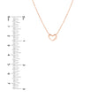 Mini Open Heart Necklace