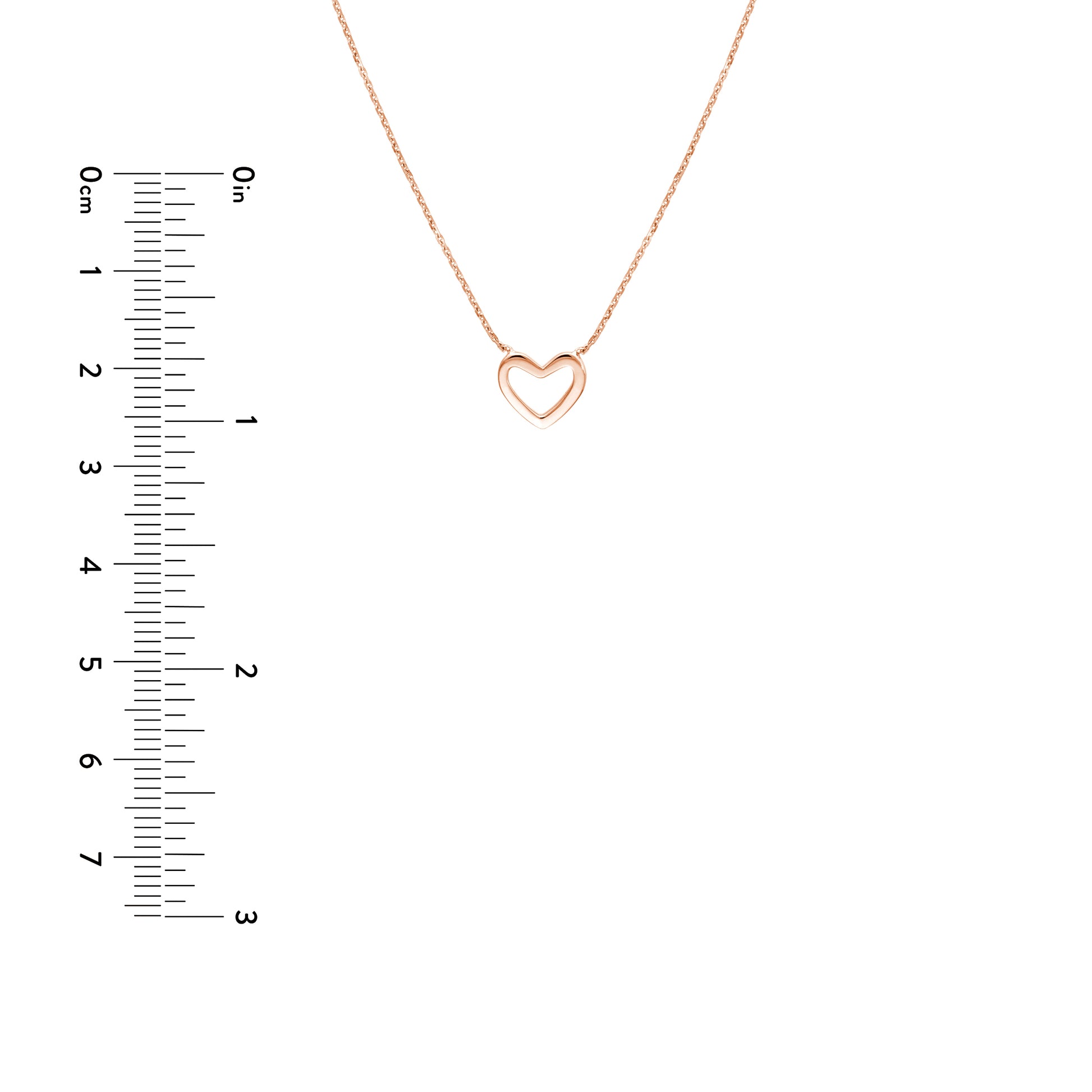 Mini Open Heart Necklace