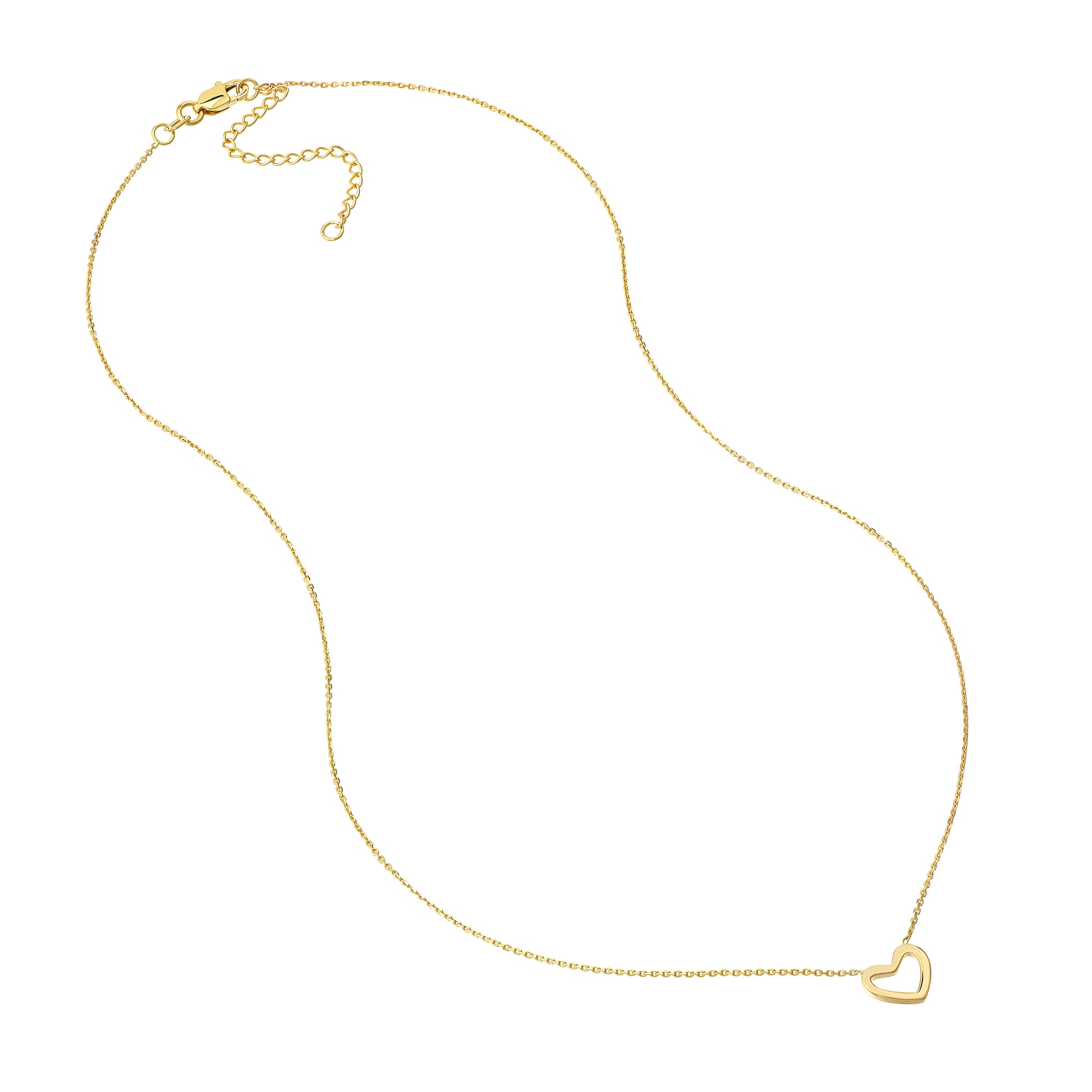 Mini Open Heart Necklace