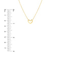 Mini Open Heart Necklace
