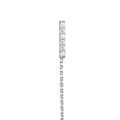 Front to Back CZ Staple Bar Earrings