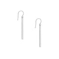 Bar Dangle Earrings on Fish Hook