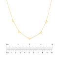 Mini Inverted Triangles Adjustable Necklace