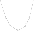 Mini Inverted Triangles Adjustable Necklace