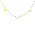 Mini Inverted Triangles Adjustable Necklace