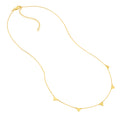 Mini Inverted Triangles Adjustable Necklace
