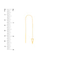Open Pyramid Threader Earrings