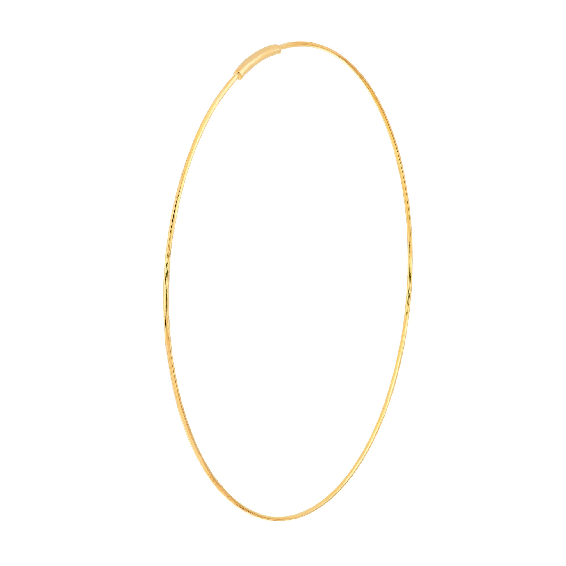 60mm Endless Wire Hoop Earrings
