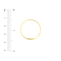 25mm Endless Wire Hoop Earrings