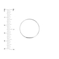 25mm Endless Wire Hoop Earrings