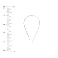 Curved Flat Wire Earrings