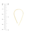 Curved Flat Wire Earrings