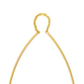 Curved Wire Threader Earrings
