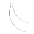 Curved Wire Threader Earrings