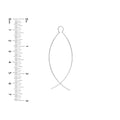 Curved Wire Threader Earrings