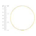 75mm Endless Wire Hoop Earrings