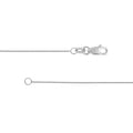 Sterling Silver Diamond-Cut Bead Station Long Necklace