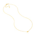 Mini Evil Eye Cutout Adjustable Necklace