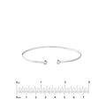Cuff Bangle with Round Ends