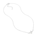 CZ Heartbeat Adjustable Necklace