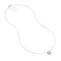 So You Cross Cutout Mini Disc Adj Necklace