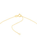 So You Cross Cutout Mini Disc Adj Necklace