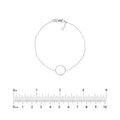 Open Wire Circle Adjustable Bracelet