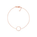 Open Wire Circle Adjustable Bracelet